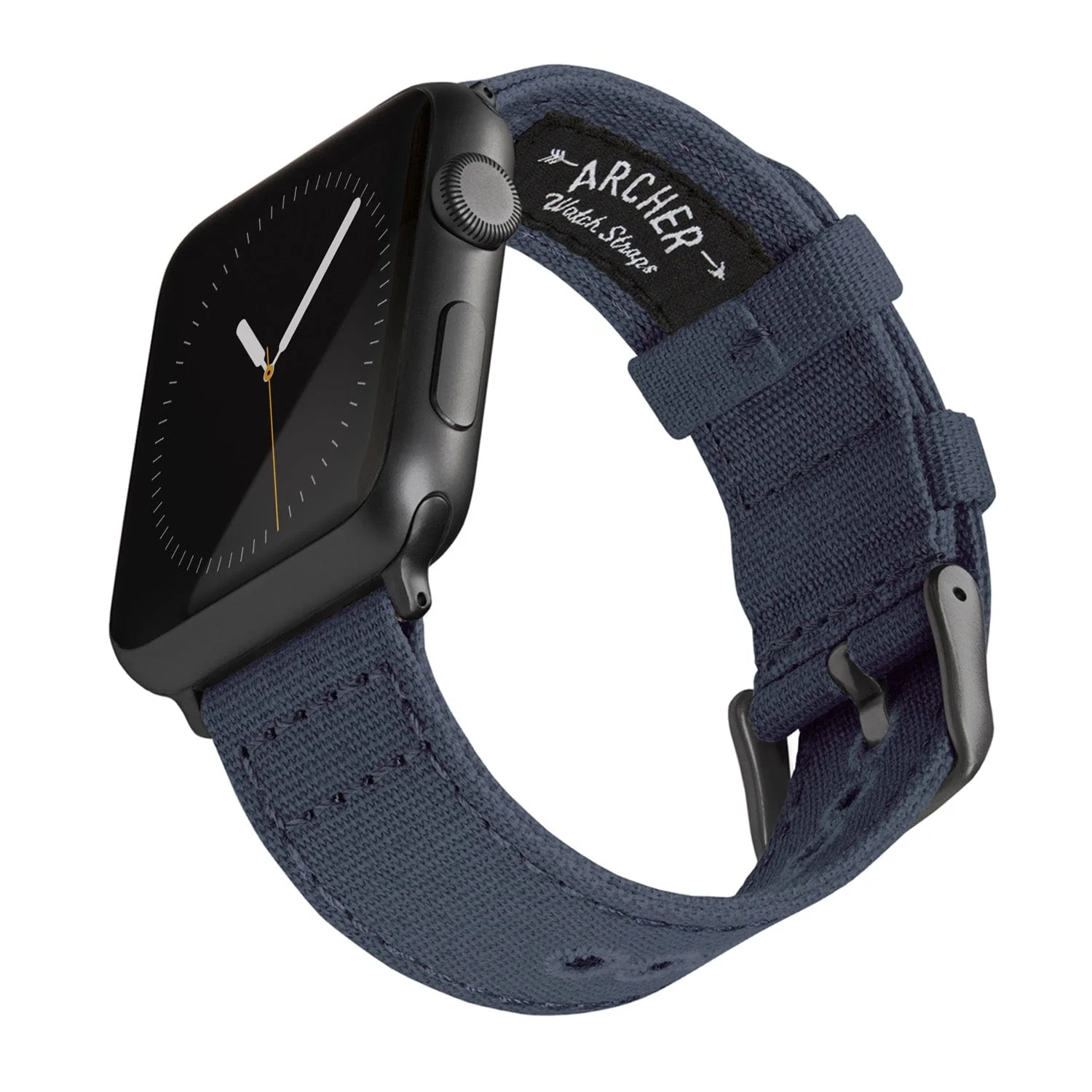 Apple Watch Canvas Watch Band - Navy Blue/Space Gray