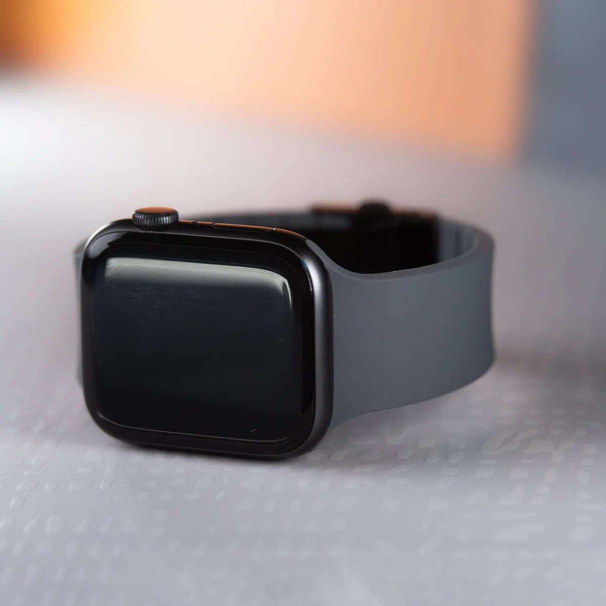 Apple Watch Custom Fit Silicone Watch Band - Graphite/Gray - Image 2