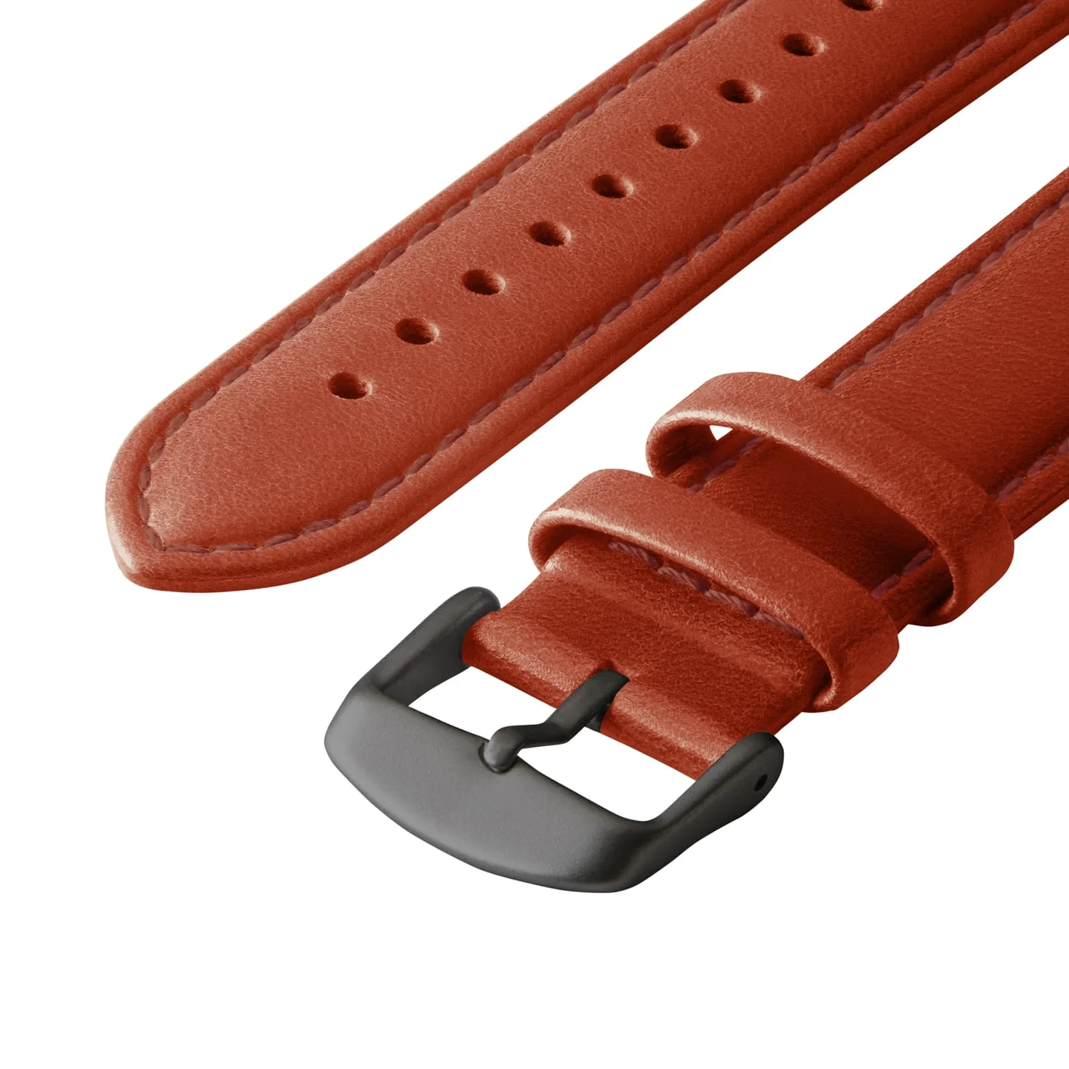 Apple Watch Leather Watch Band - Cognac/Matched/Space Gray - Image 5
