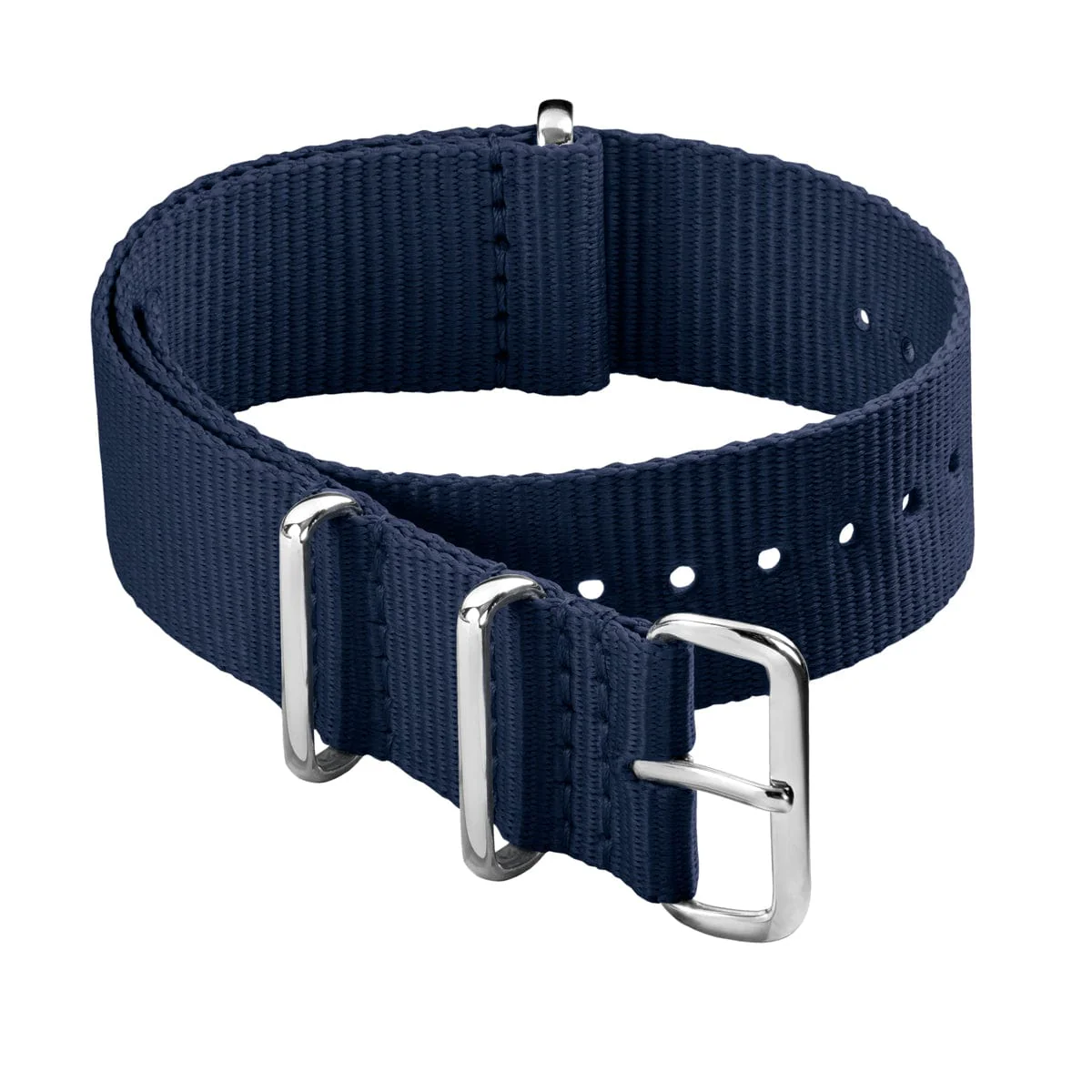 Classic Military Style Nylon Watch Band - Navy