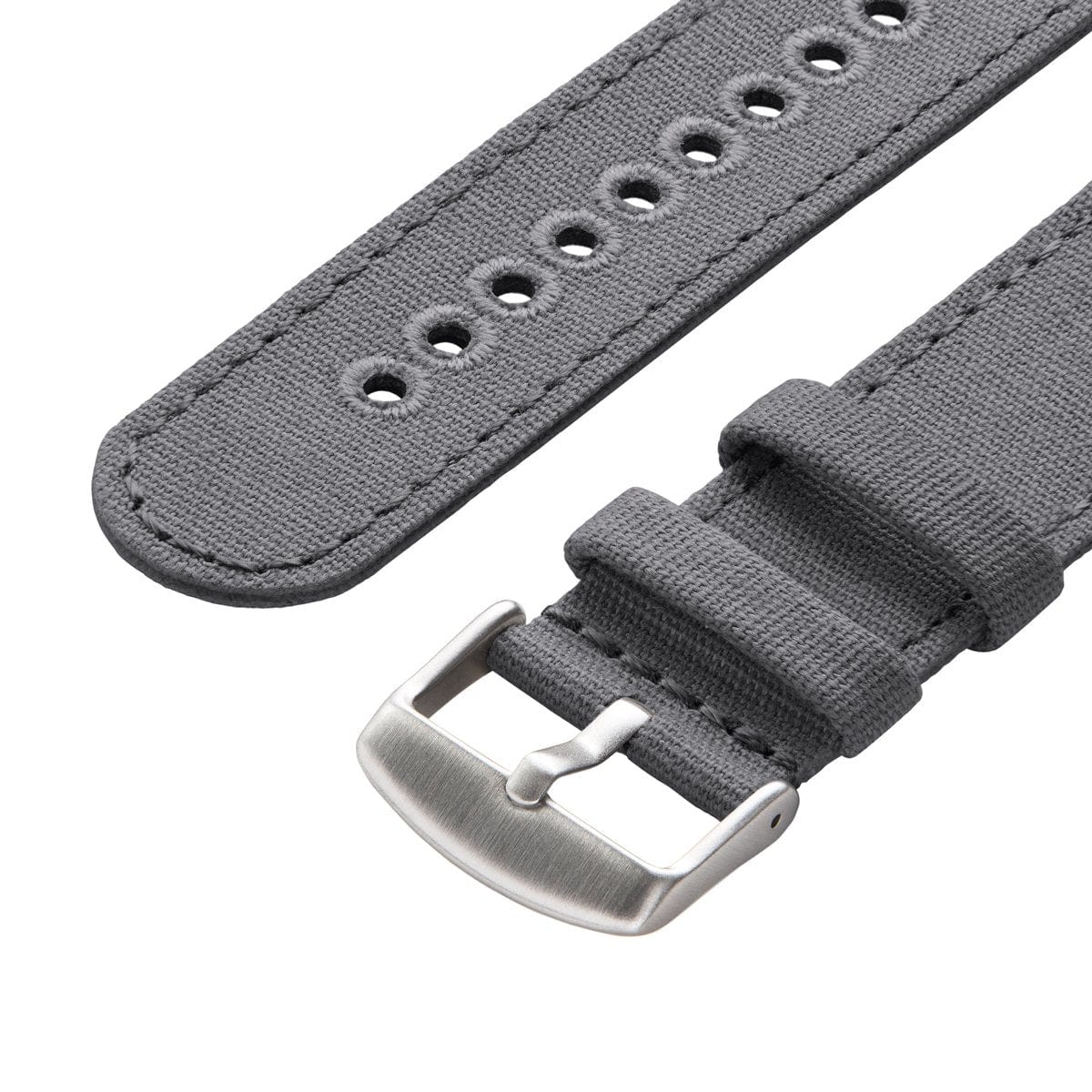 Quick Release Canvas Watch Band - Slate Gray - Image 4