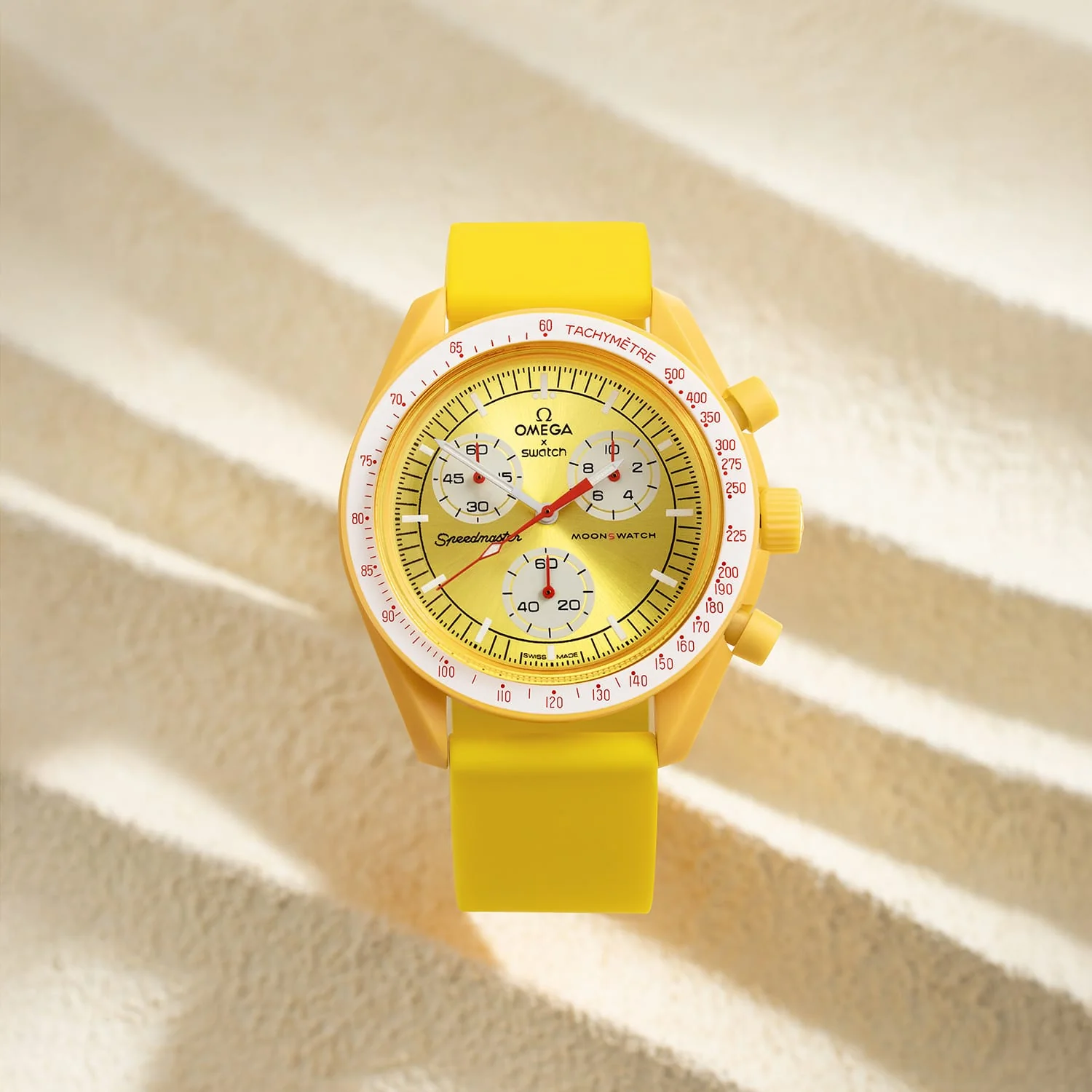 Quick Release Custom Fit Silicone Watch Band - Naples Yellow - Image 3