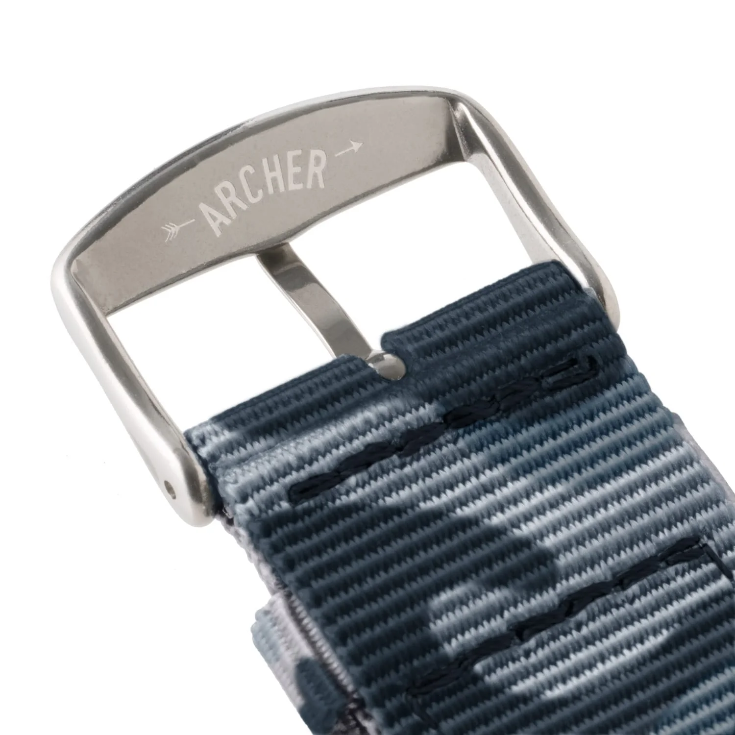 Quick Release Nylon Watch Band - Blue Camo - Image 7