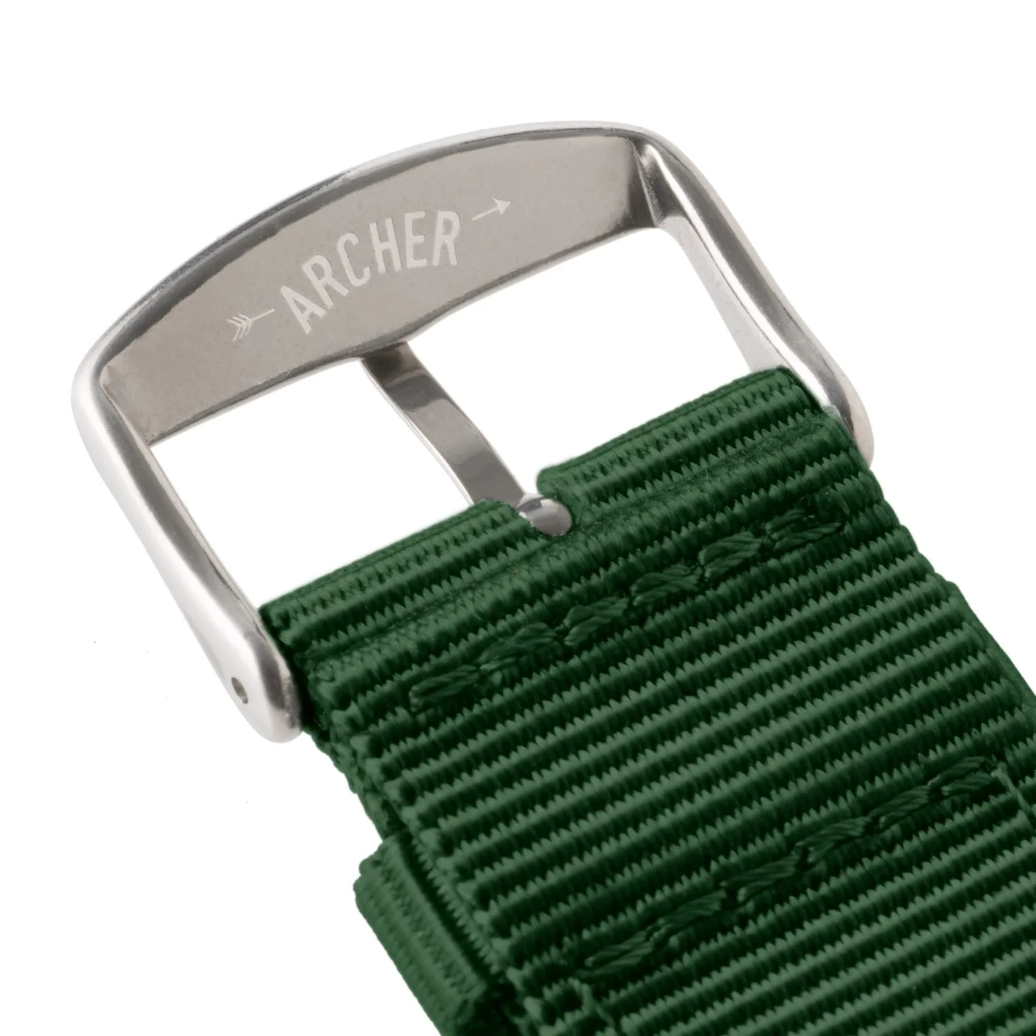 Quick Release Nylon Watch Band - Forest Green - Image 7