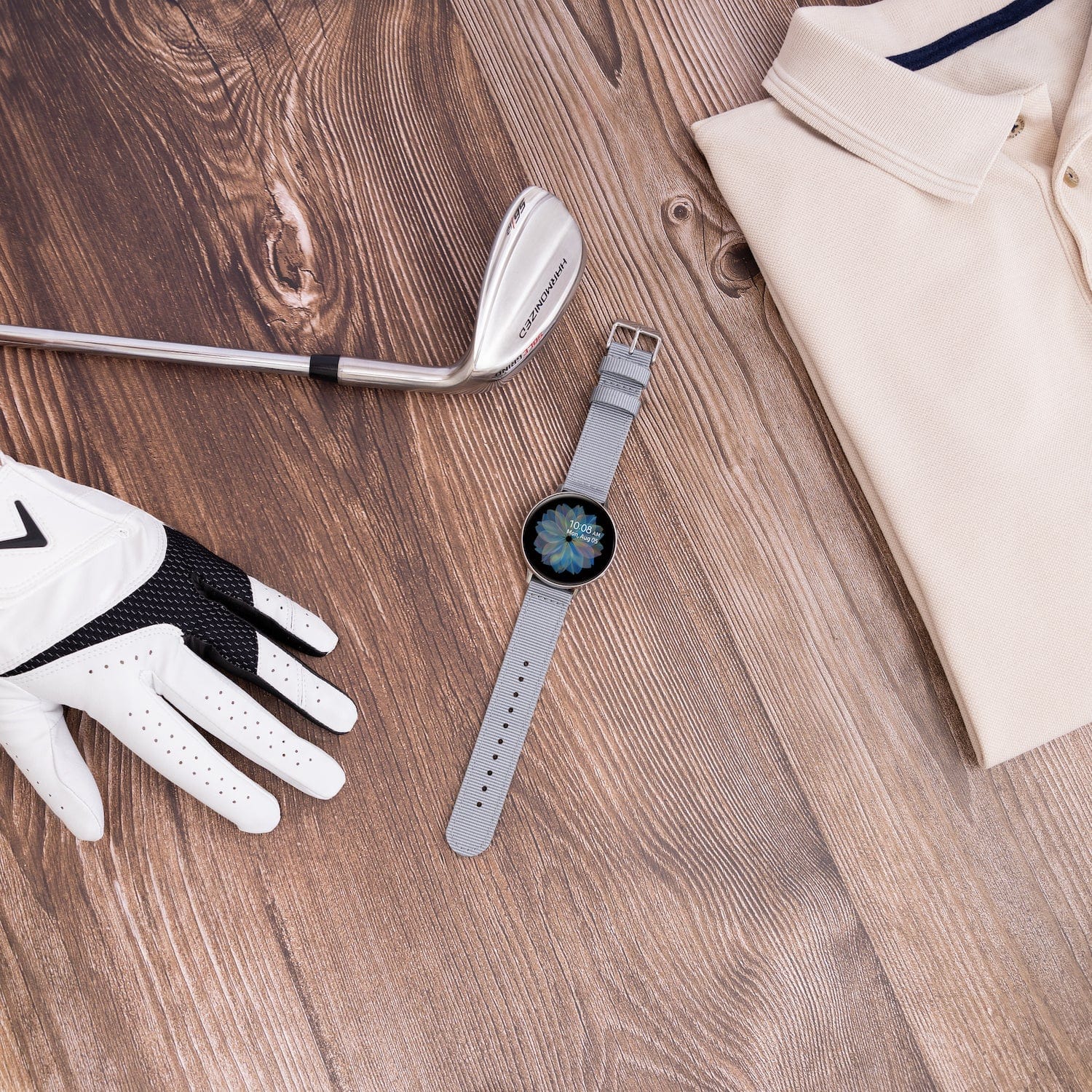 Quick Release Nylon Watch Band - Gray - Image 2