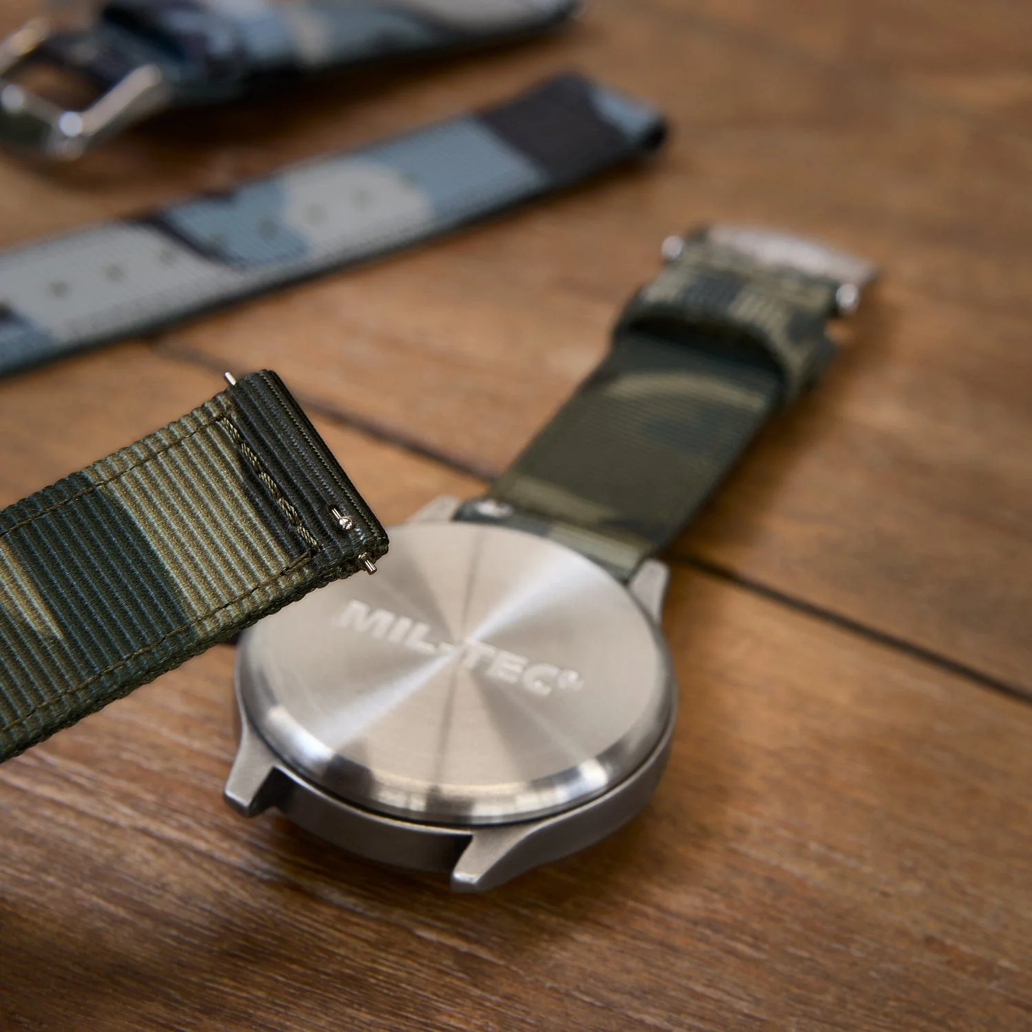 Quick Release Nylon Watch Band - Green Camo - Image 3