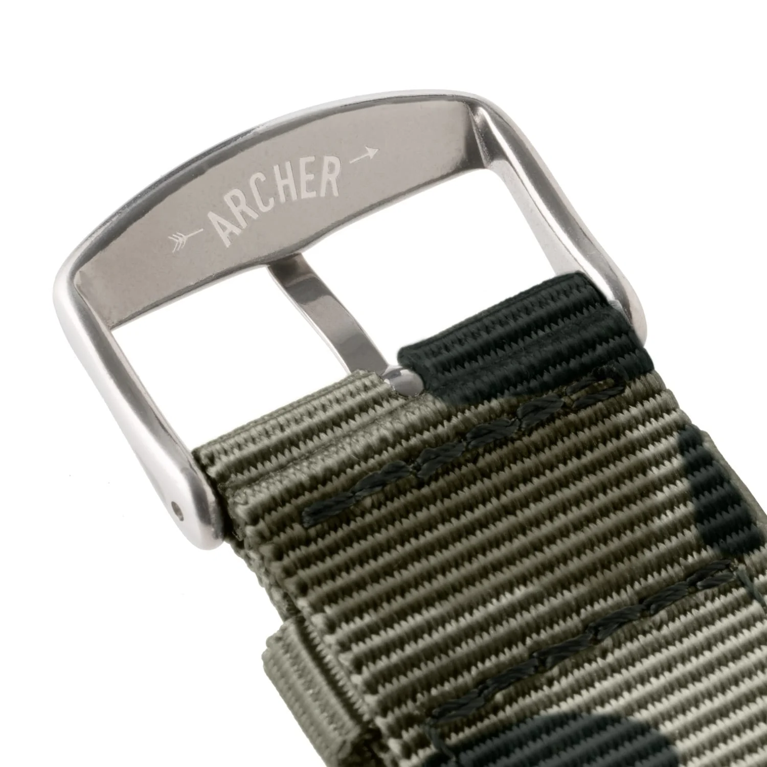 Quick Release Nylon Watch Band - Green Camo - Image 7