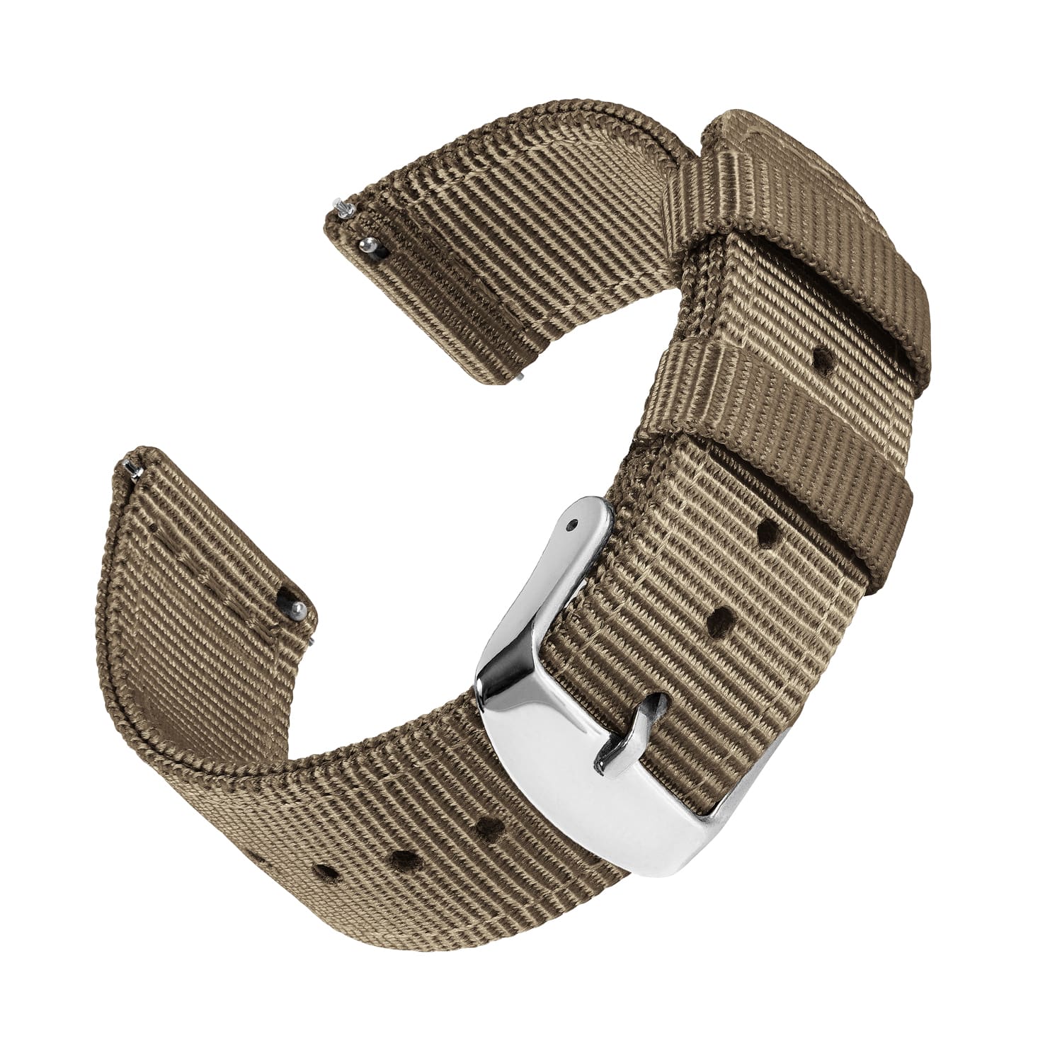Quick Release Nylon Watch Band - Khaki