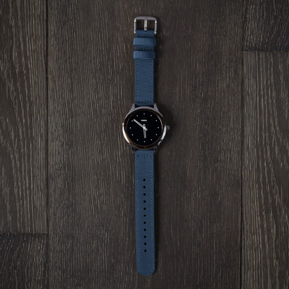 Quick Release Nylon Watch Band - Navy - Image 3