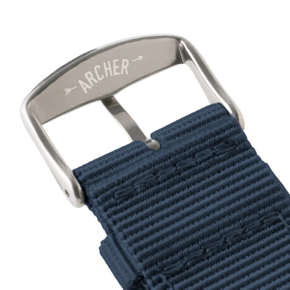 Quick Release Nylon Watch Band - Navy - Image 7