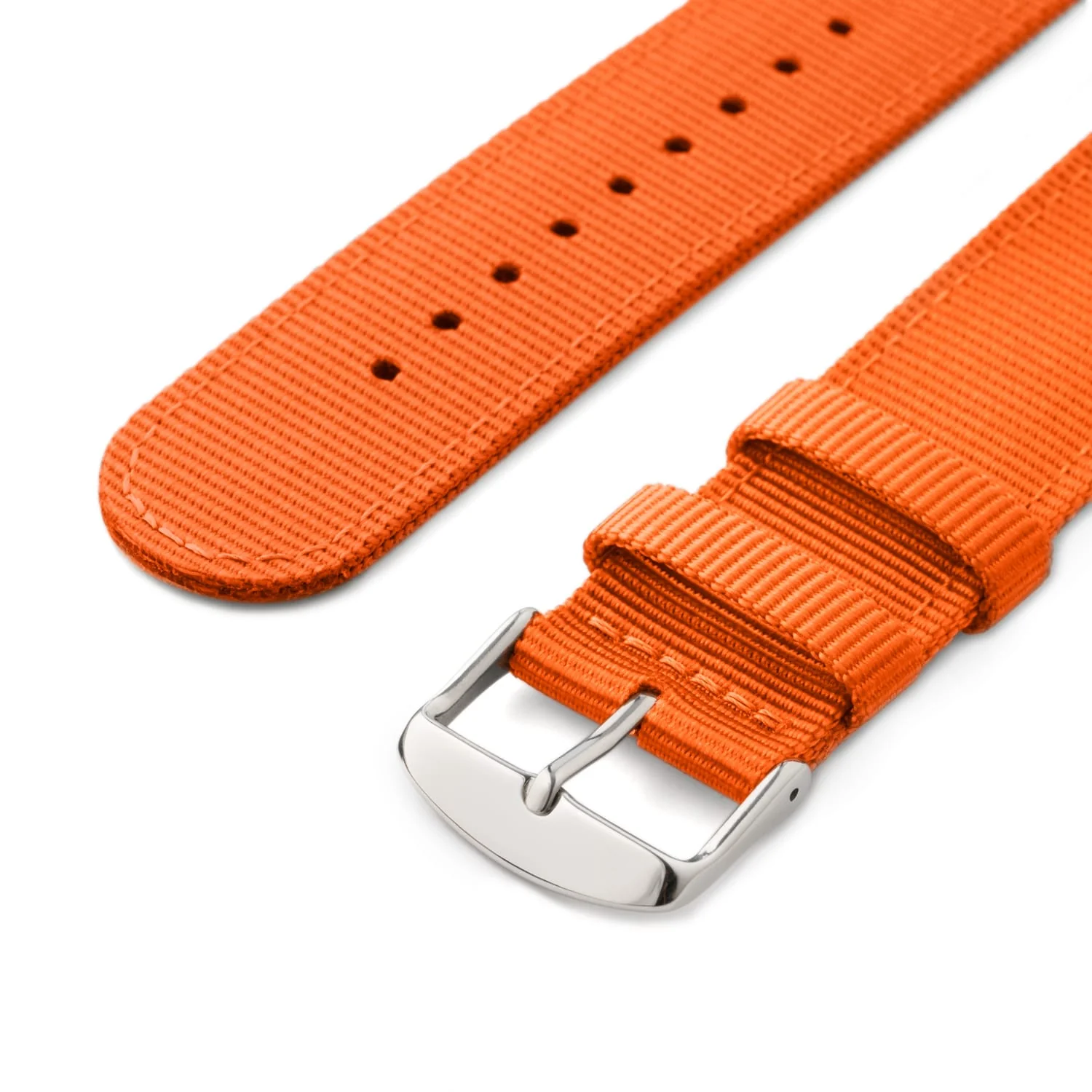 Quick Release Nylon Watch Band - Orange - Image 6