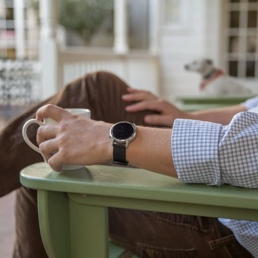 Quick Release Silicone Watch Band - Black - Image 3