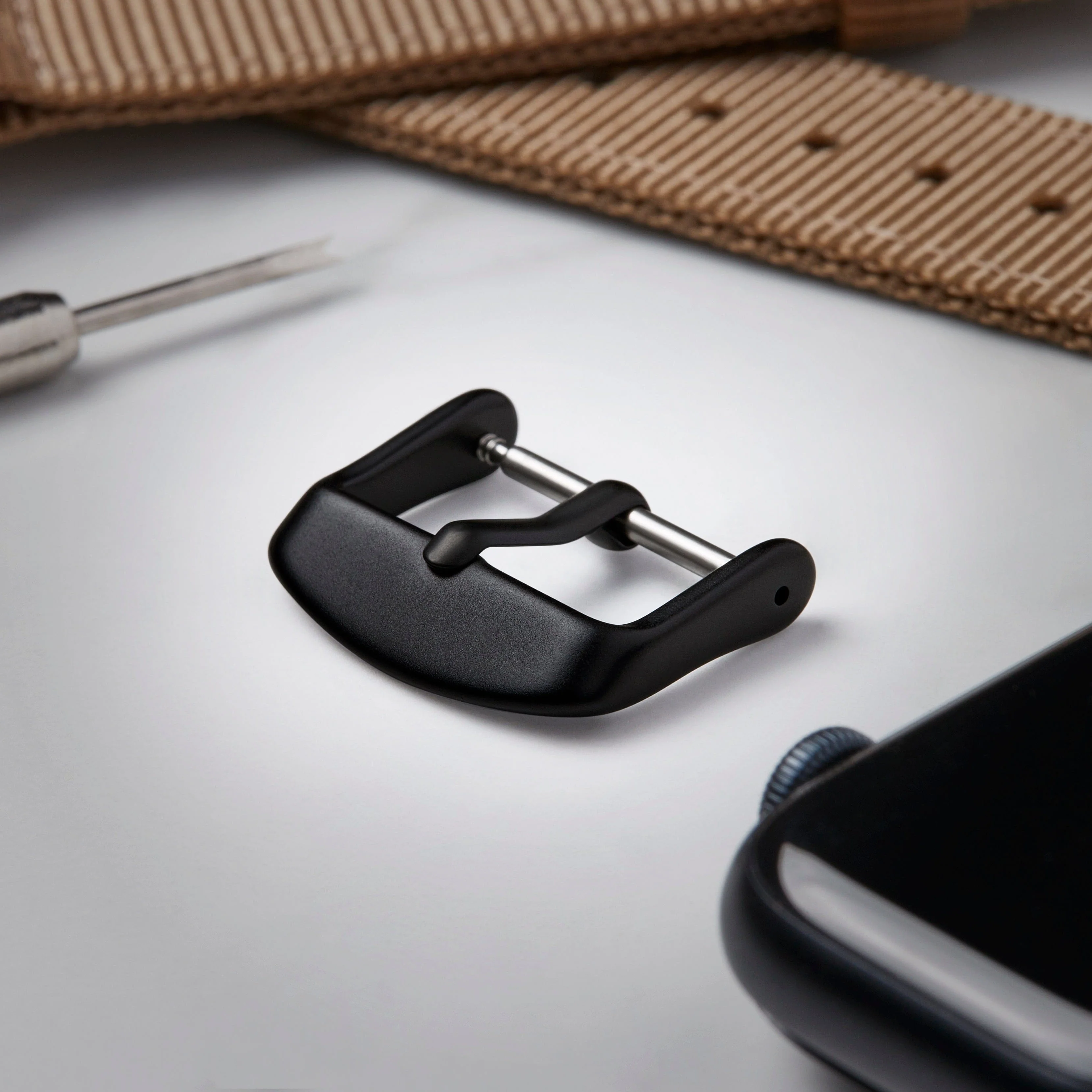 Stainless Steel Buckle - Matte Black PVD - Image 2
